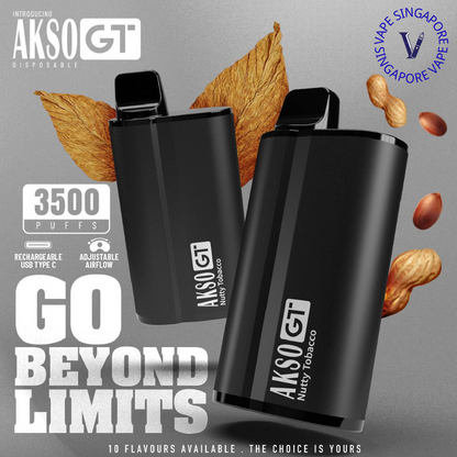 akso-gt-3500-puff-nutty-tobacco-disposable-vape-singapore-sg-vape