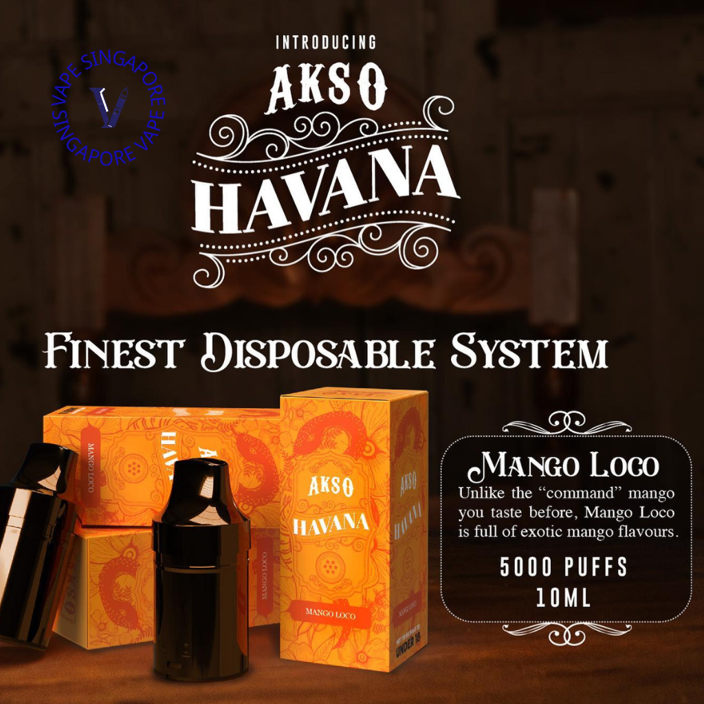 akso-havana-pod-5000-puff-mango-logo-vape-singapore-sg-vape