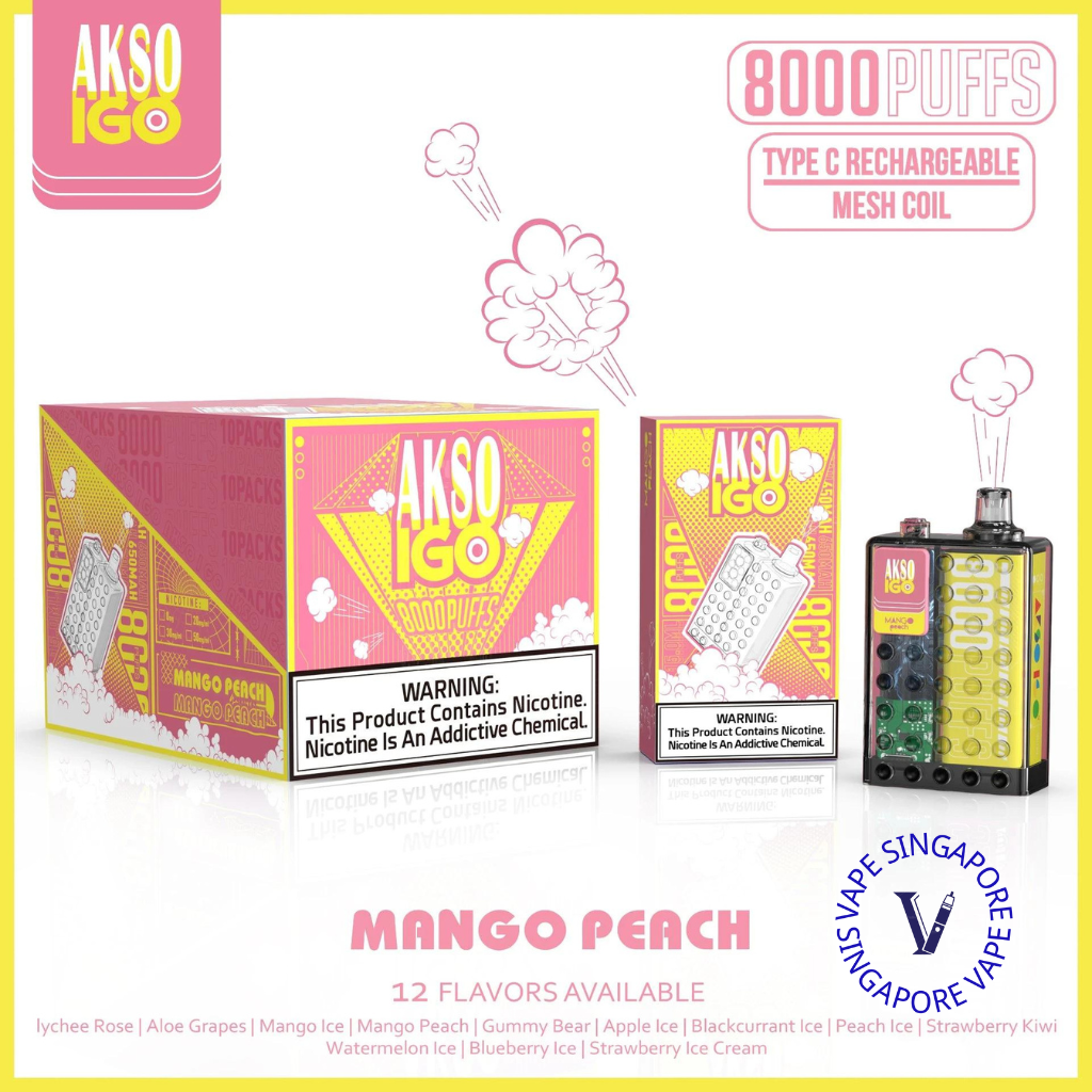 akso-igo-8000-puff-mango-peach-disposable-vape-singapore-sg-vape