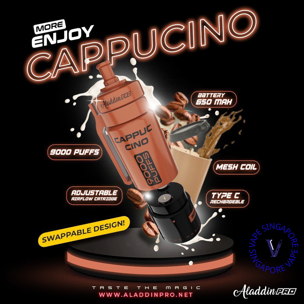 aladdin-more-enjoy-9k-puff-cappuccino-disposable-vape-singapore-sg-vape