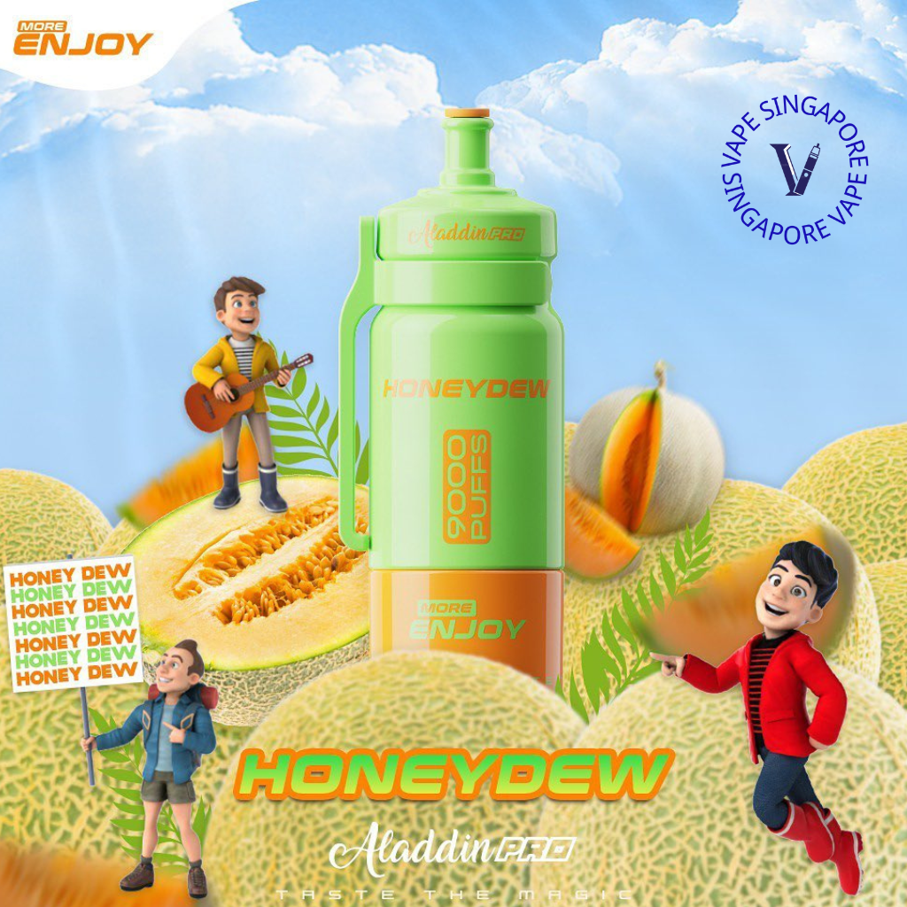 aladdin-more-enjoy-9k-puff-honeydew-disposable-vape-singapore-sg-vape