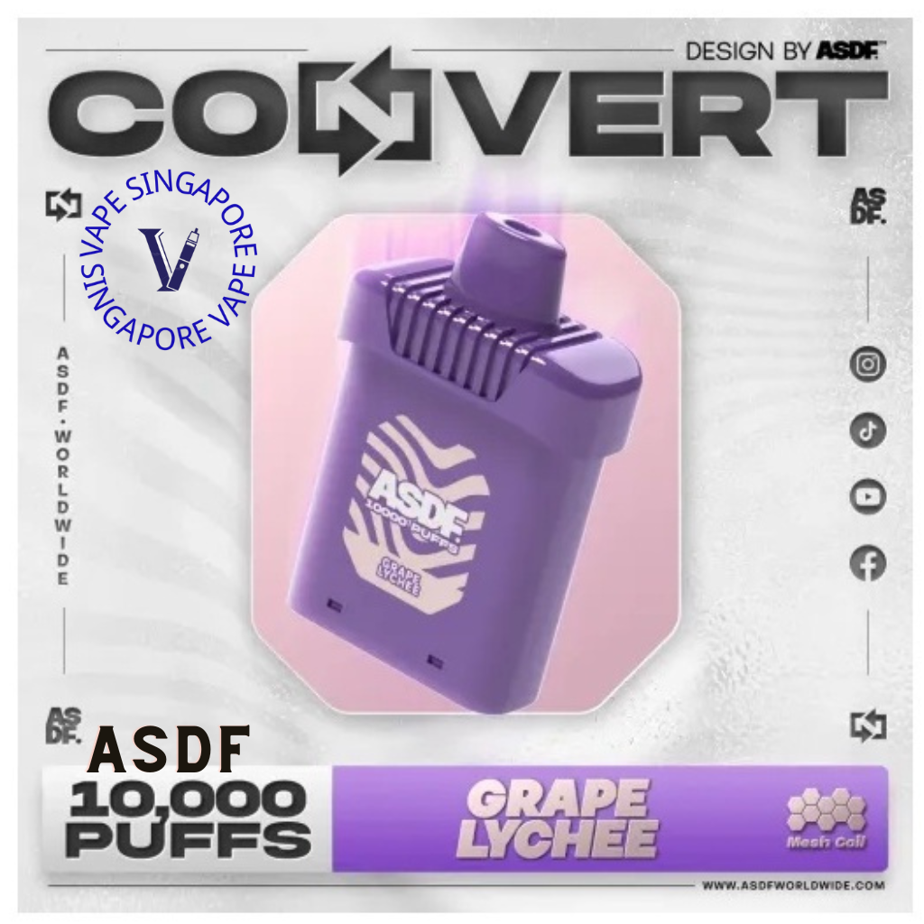 asdf-convert-10k-puff-grape-lychee-refilled-pod-vape-singapore-sg-vape