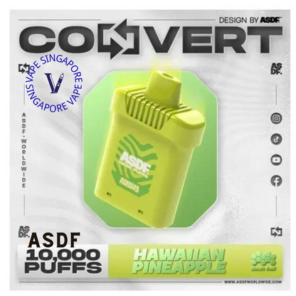 asdf-convert-10k-puff-hawaiian-pineapple-refilled-pod-vape-singapore-sg-vape