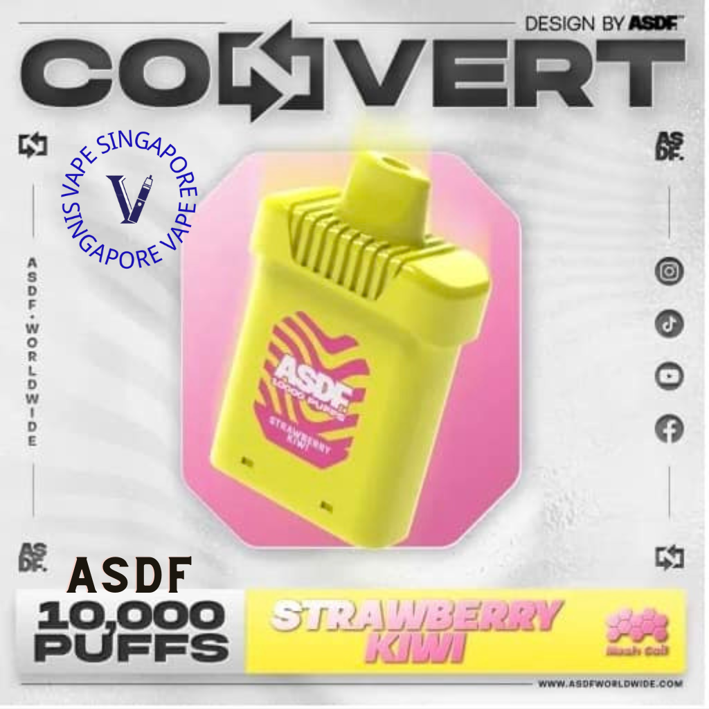 asdf-convert-10k-puff-strawberry-kiwi-refilled-pod-vape-singapore-sg-vape