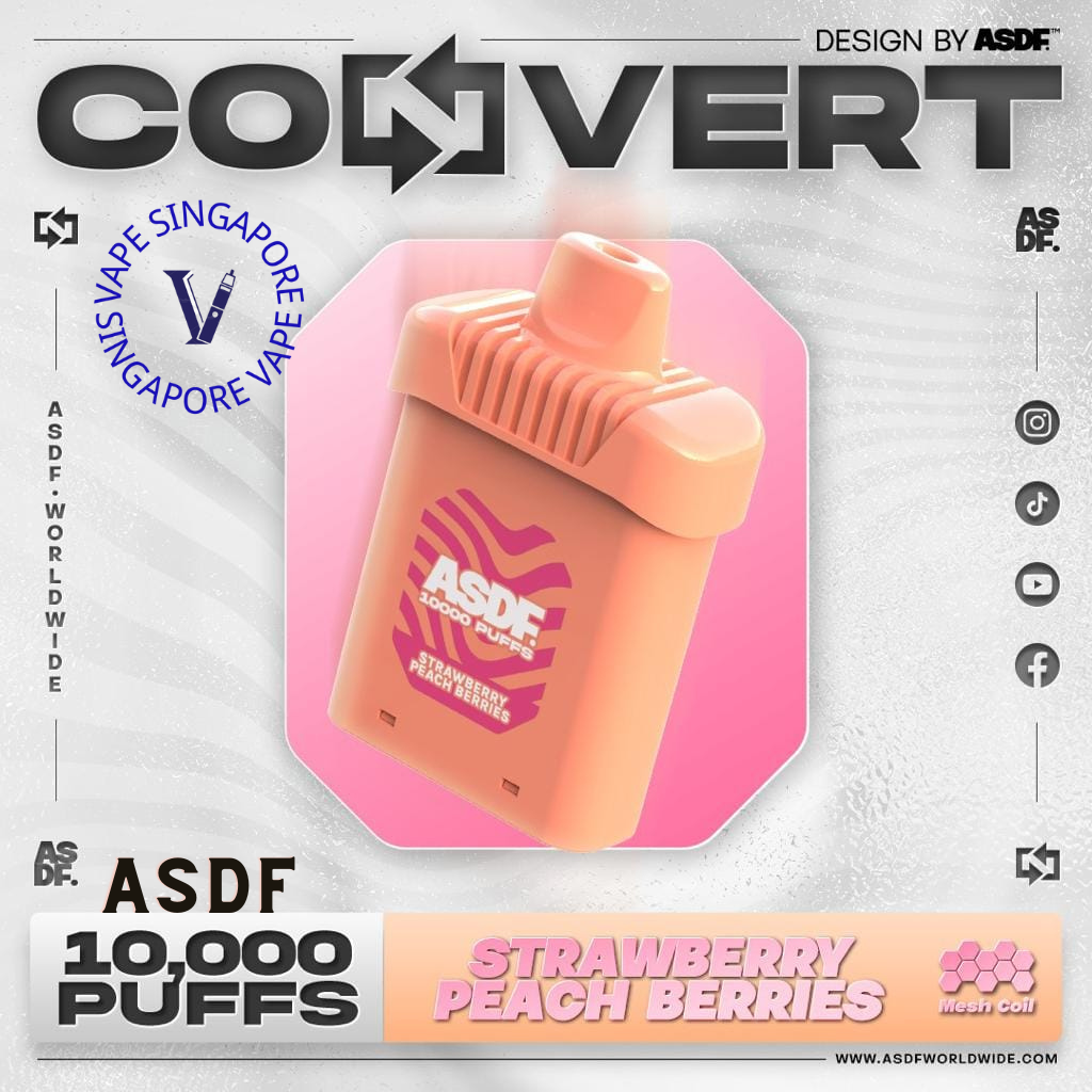 asdf-convert-10k-puff-strawberry-peach-refilled-pod-vape-singapore-sg-vape