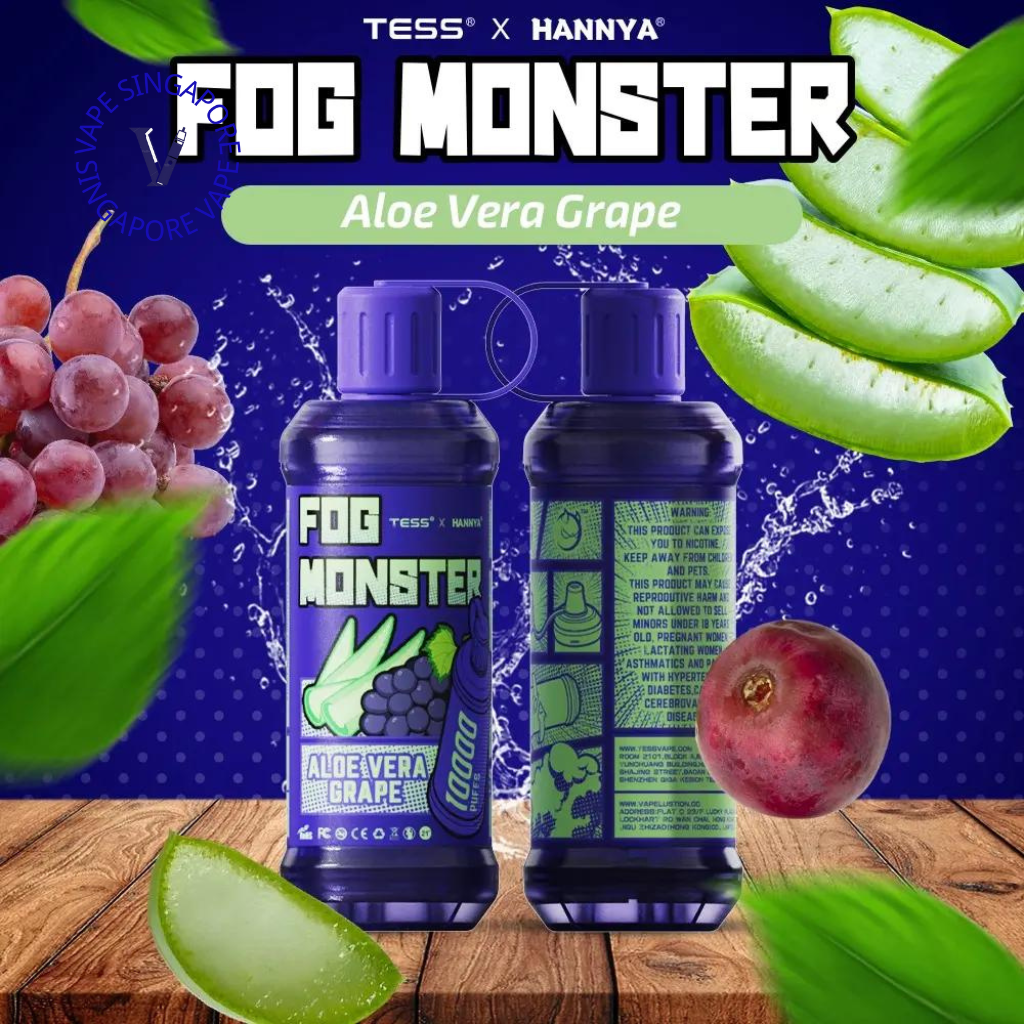 fog-monster-10k-puff-aloe-vera-grape-disposable-vape-singapore-sg-vape