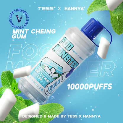 fog-monster-10k-puff-mint-chewing-gum-disposable-vape-singapore-sg-vape