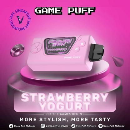 gamepuff-10k-puff-strawberry-yogurt-disposable-vape-singapore-sg-vape