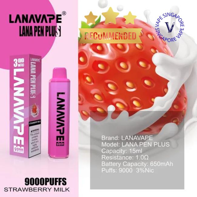 lanapen-plus-9000-puff-strawberry-milk-vape-shop-singapore