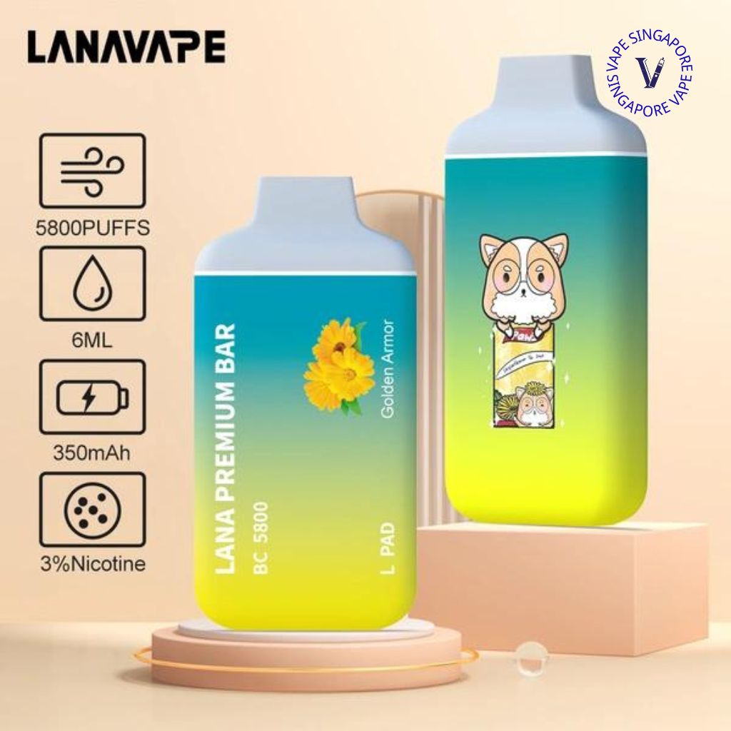 lana-premium-bar-5800-puff-golden-armor-disposable-vape-singapore-sg-vape