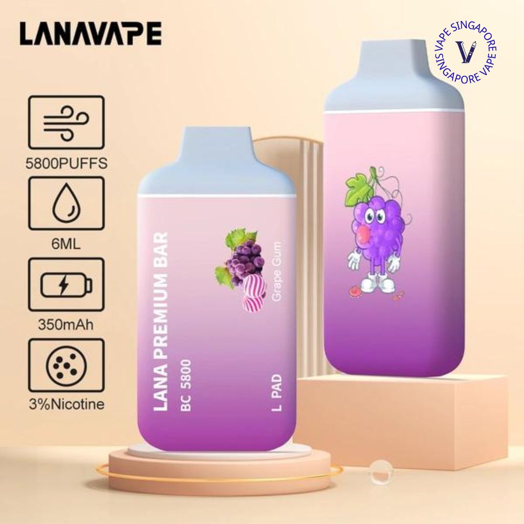 lana-premium-bar-5800-puff-grape-gum-disposable-vape-singapore-sg-vape