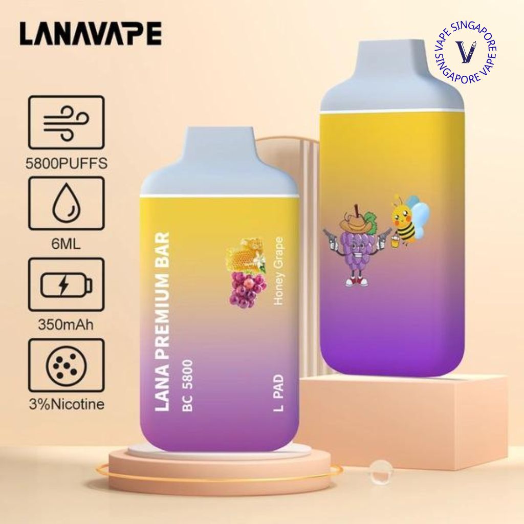 lana-premium-bar-5800-puff-honeydew-grape-disposable-vape-singapore-sg-vape