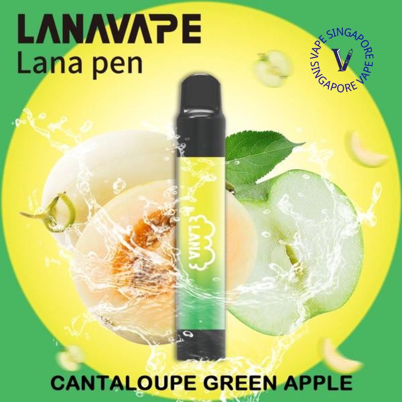 lanapen-2000-puff-cantaloupe-green-apple-disposable-vape-singapore-sg-vape