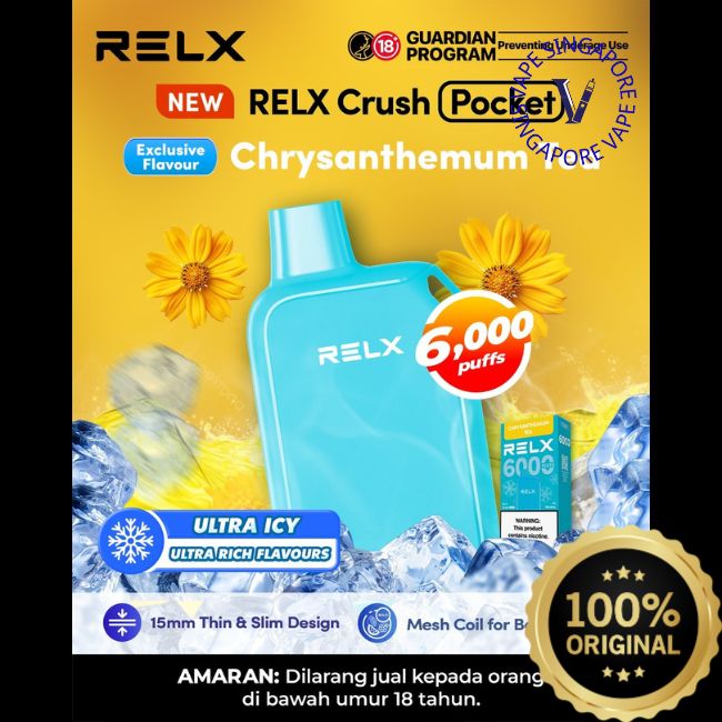 relx-crush-pocket-6000-puff-chrysanthemum-tea-vape-shop-singapore