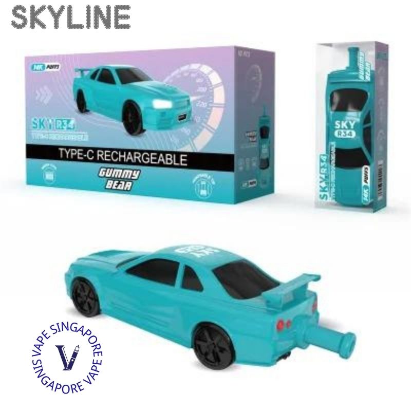 skyline-gtr34-14000-puff-gummy-bear-disposable-vape-singapore-sg-vape