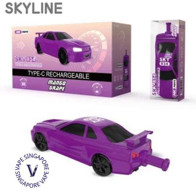 skyline-gtr34-14000-puff-mango-grape-disposable-vape-singapore-sg-vape