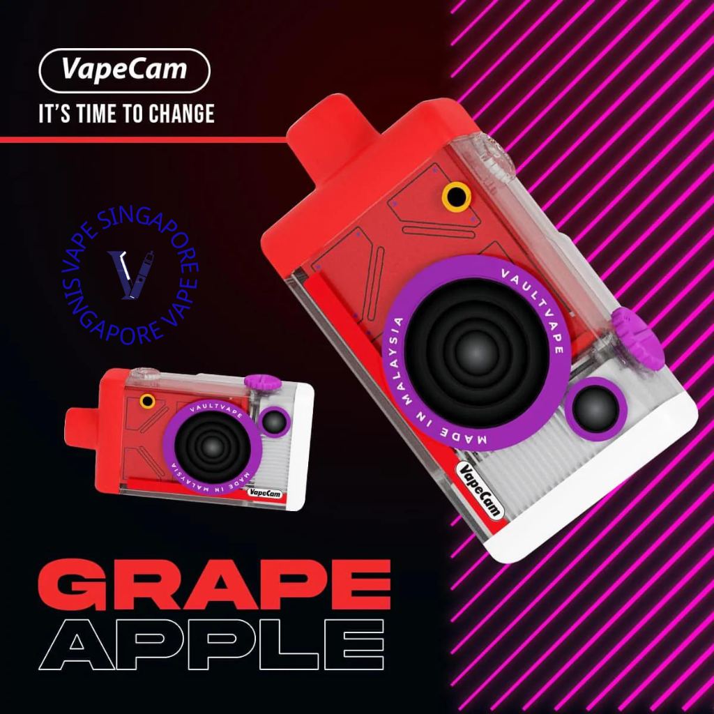 vapecam-cartridge-12k-puff-grape-apple-disposable-vape-singapore-sg-vape