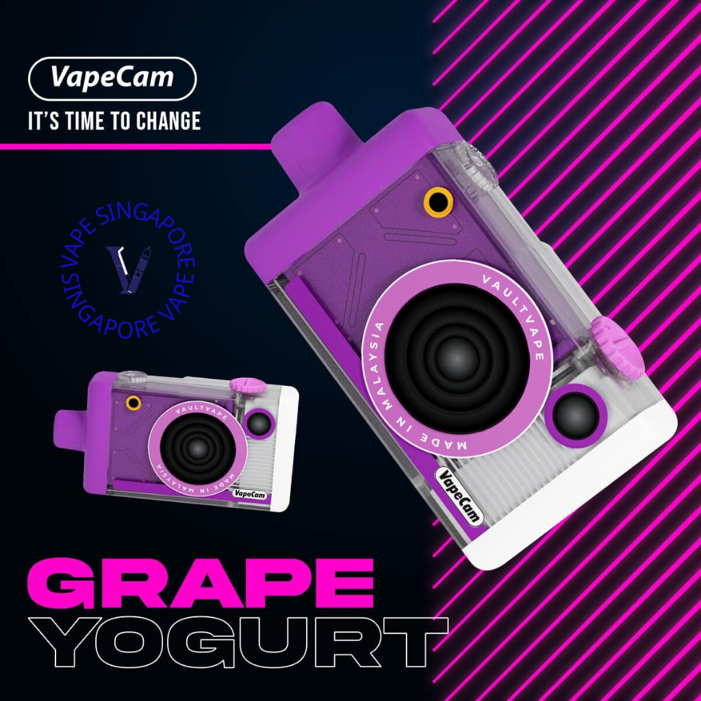 vapecam-cartridge-12k-puff-grape-yogurt-disposable-vape-singapore-sg-vape