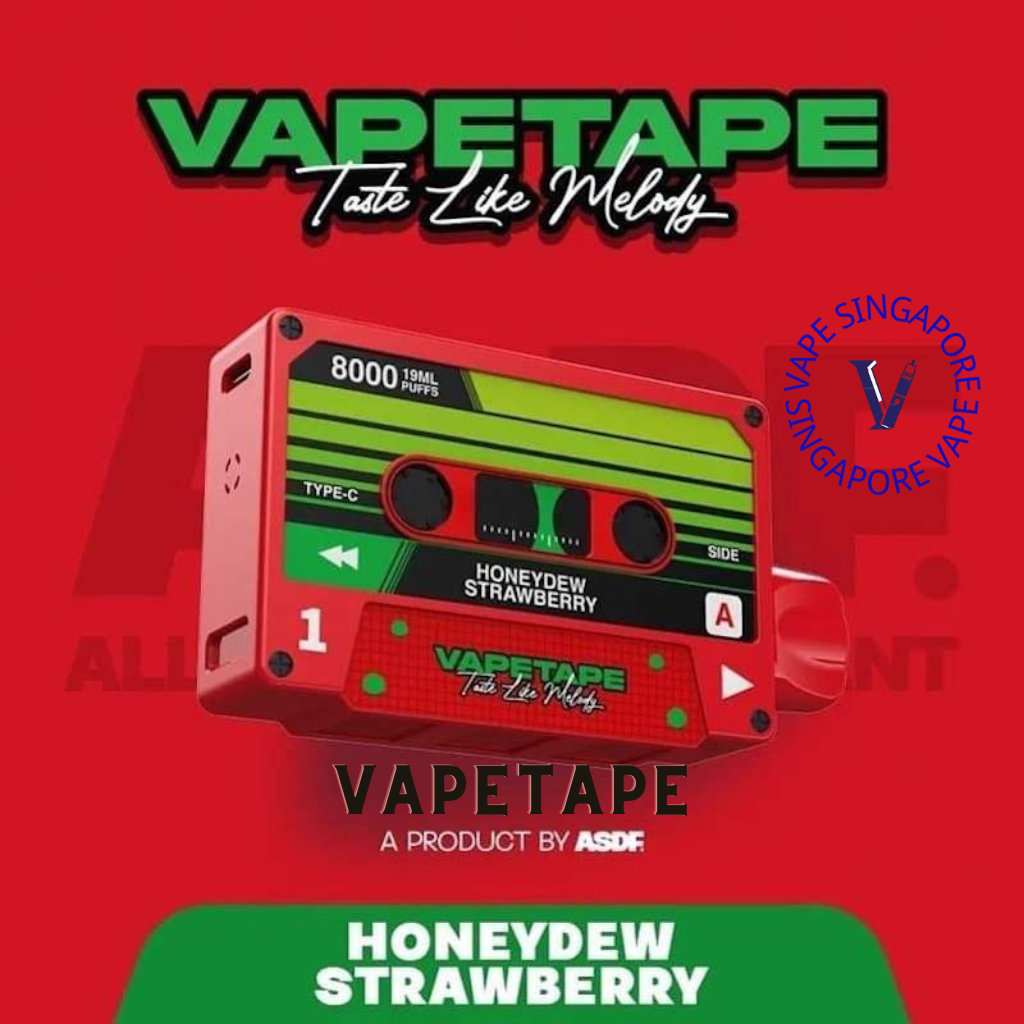 vapetape-8000-puff-honeydew-strawberry-disposable-vape-singapore-sg-vape