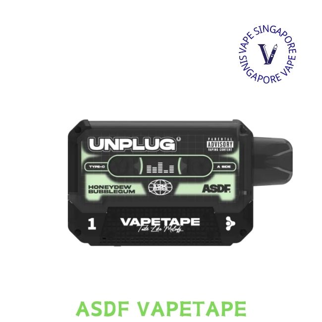 vapetape-unplug-12k-puff-honeydew-bubblegum-disposable-vape-singapore-sg-vape