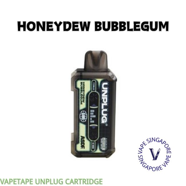 vapetape-unplug-refilled-pod-12k-puff-honeydew-bubblegum-vape-shop-singapore-sg-vape