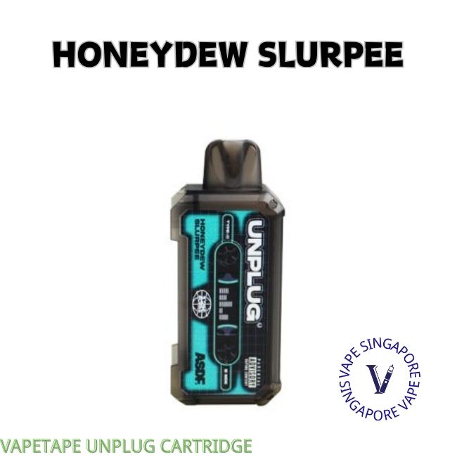 vapetape-unplug-refilled-pod-12k-puff-honeydew-slurpee-vape-shop-singapore-sg-vape