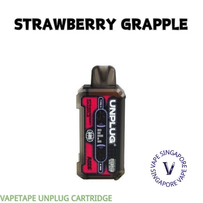 vapetape-unplug-refilled-pod-12k-puff-strawberry-grapple-vape-shop-singapore-sg-vape