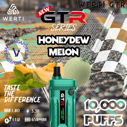 werti-gtr-10k-puff-honeydew-melon-disposable-vape-singapore-sg-vape