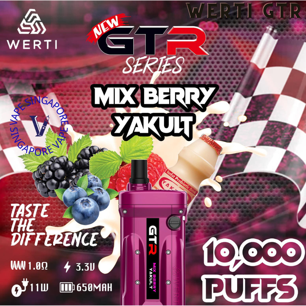 werti-gtr-10k-puff-mix-berry-yakult-disposable-vape-singapore-sg-vape